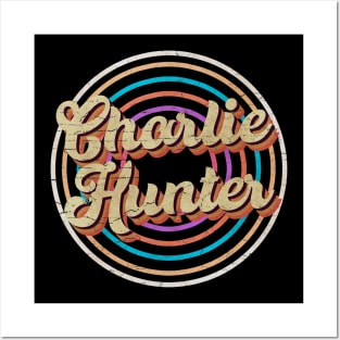 vintage circle line color Charlie Hunter Posters and Art
